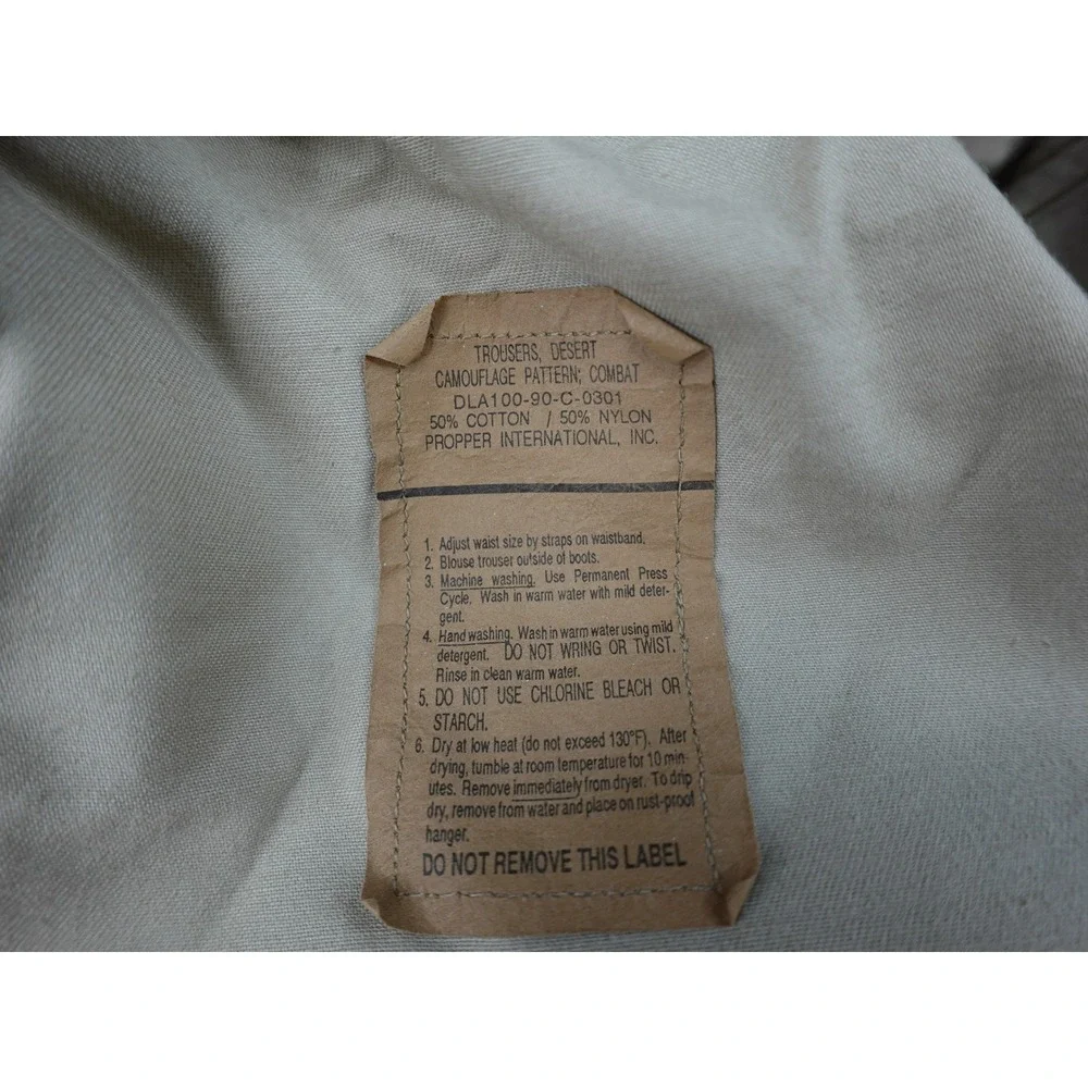 Propper International Cargo Pants Mens Medium Regular Brown Chocolate Chip Camo